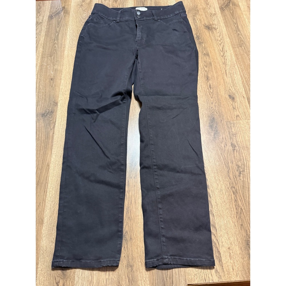 Lane Bryant Pants Women Size 16 Black High Rise Straight Leg Tummy Control Magic